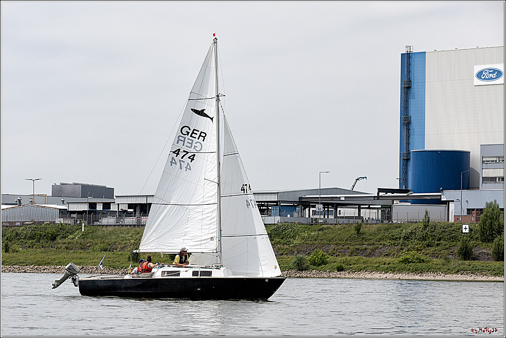 100 Jahre Rheinwoche 2022 - 1. Wettfahrt Porz - Hitdorf, 03.06.2022,